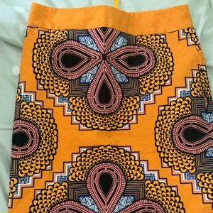 Women’s African print skirt